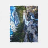 バンフ国立公園アルバータカナダ フリースブランケット (正面)