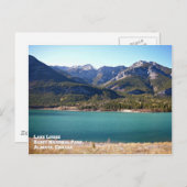 バンフ国立公園カナダのルイーズ湖 ポストカード (正面/裏面)