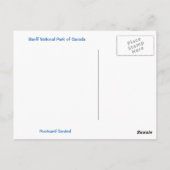 バンフ国立公園カナダはがき ポストカード (裏面)