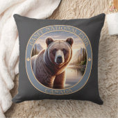 バンフ国立公園カナダ クッション (ブランケット)