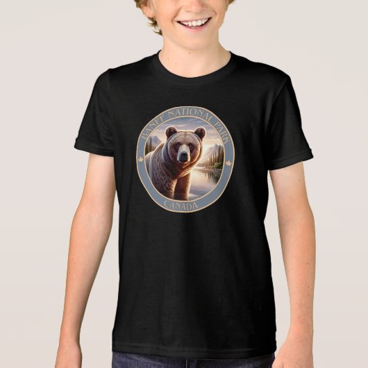 バンフ国立公園カナダ トライブレンドＴシャツ (正面)