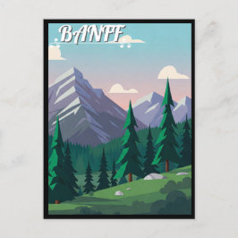 バンフ国立公園カナダ ポストカード