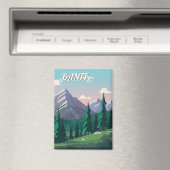 バンフ国立公園カナダ マグネット (インサイチュ (食洗機))