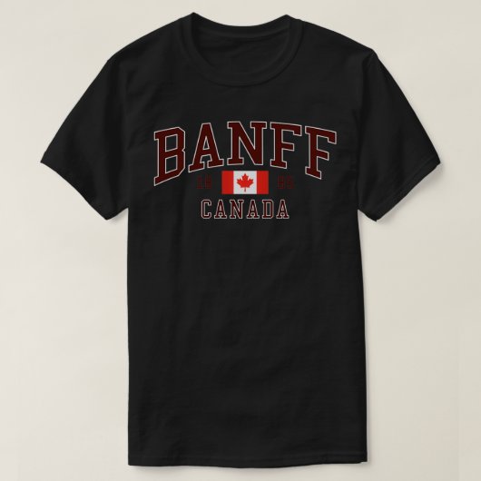 バンフ国立公園カナダ Tシャツ (デザイン正面)