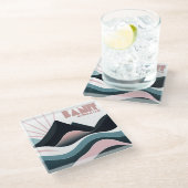 バンフ国立公園カラーヒルズ ガラスコースター (アングル)