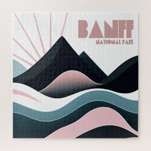 バンフ国立公園カラーヒルズ ジグソーパズル (縦)