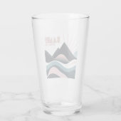 バンフ国立公園カラーヒルズ タンブラーグラス (裏面)