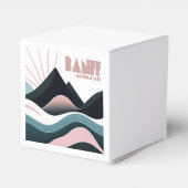 バンフ国立公園カラーヒルズ フェイバーボックス (裏面サイド)