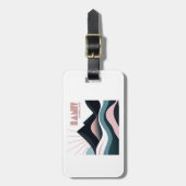 バンフ国立公園カラーヒルズ ラゲッジタグ (正面縦)