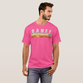 バンフ国立公園シャツ – ハイキングティーギフト Tシャツ (正面フル)