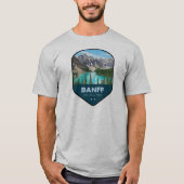 バンフ国立公園シールド Tシャツ (正面)