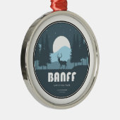 バンフ国立公園ディアー メタルオーナメント (右)