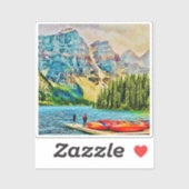 バンフ国立公園ビニールステッカー シール (シート)