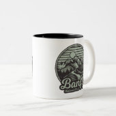 バンフ国立公園マウンテントレイル ツートーンマグカップ (正面右)