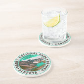 バンフ国立公園モレーヌレイクアルバータカナダ コースター (側面)