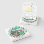 バンフ国立公園モレーヌレイクアルバータカナダ ストーンコースター (横)