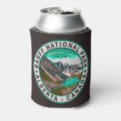 バンフ国立公園モレーヌレイクアルバータカナダ 缶クーラー (缶裏面)