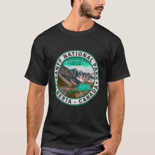 バンフ国立公園モレーヌレイクアルバータカナダ Tシャツ
