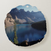 バンフ国立公園モレーヌ湖 ラウンドクッション (裏面)