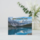 バンフ国立公園10ピークの谷 ポストカード (スタンド正面)