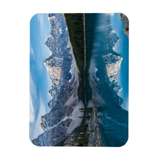 バンフ国立公園10ピークの谷 マグネット (縦)