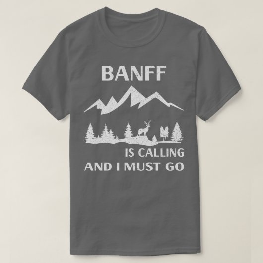 バンフ国立公園1 Tシャツ (デザイン正面)