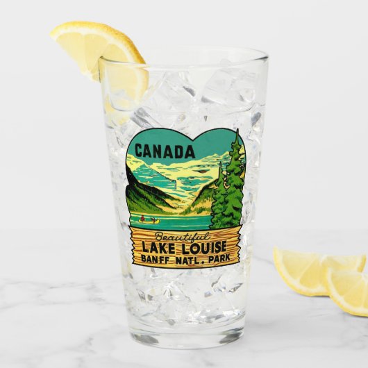 バンフ国立公園，カナダ – Pint Glass タンブラーグラス (アイス正面)