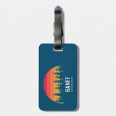 バンフ国立公園 ラゲッジタグ (裏面縦)