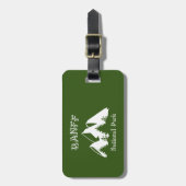 バンフ国立公園 ラゲッジタグ (正面縦)