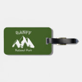 バンフ国立公園 ラゲッジタグ (裏面横)
