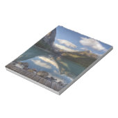 バンフ国立公園、日の出のルイーズ湖。 ノートパッド (回転)