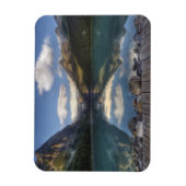 バンフ国立公園、日の出のルイーズ湖。 マグネット (縦)