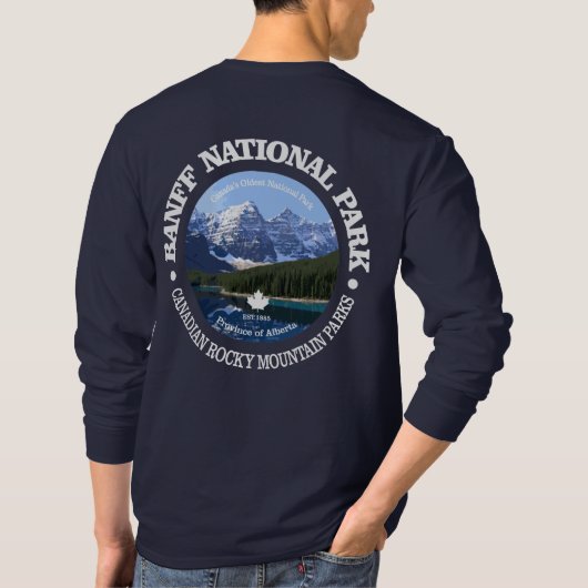バンフ国立公園(C) Tシャツ (裏面)