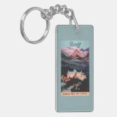バンフ・スプリングス・ホテルポスターの概観 キーホルダー (正面左)