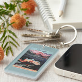 バンフ・スプリングス・ホテルポスターの概観 キーホルダー (正面右)