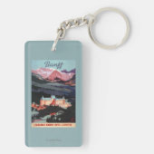 バンフ・スプリングス・ホテルポスターの概観 キーホルダー (裏面)