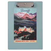 バンフ・スプリングス・ホテルポスターの概観 クリップボード (正面)