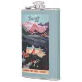 バンフ・スプリングス・ホテルポスターの概観 フラスク (左)