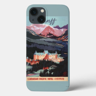 バンフ・スプリングス・ホテルポスターの概観 iPhone 13ケース