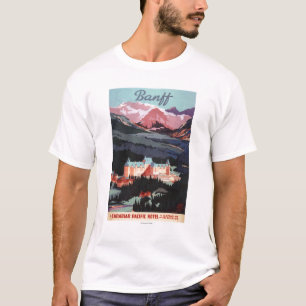 バンフ・スプリングス・ホテルポスターの概観 Tシャツ