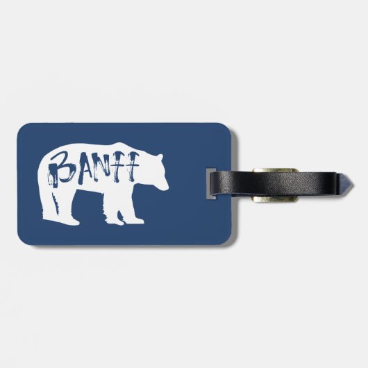 バンフ・ベア ラゲッジタグ (裏面横)