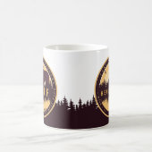 バンフNPカナダロッキーマウンテンズヴィンテージ土産 コーヒーマグカップ (中央)