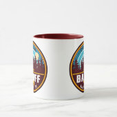 バンフNPカナダロッキーマウンテンズヴィンテージ土産 マグカップ (中央)