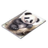 バンブツリーにパンダのクマ ノートブック (左側)