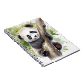 バンブツリーにパンダのクマ ノートブック (右側)