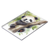 バンブツリーにパンダのクマ ノートブック (左側)