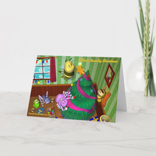 バンブルズクリスマスカード#2 - カスタマイズ シーズンカード (正面)