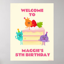 バンブルナムの誕生日ケーキ歓迎
