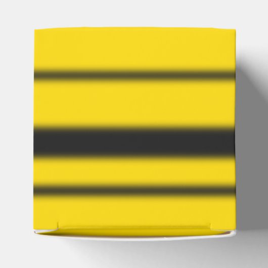 バンブルビーにインスピレーションを受けた黄色/黒の縞模様 フェイバーボックス (上部)