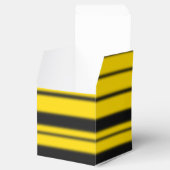 バンブルビーにインスピレーションを受けた黄色/黒の縞模様 フェイバーボックス (オープン)